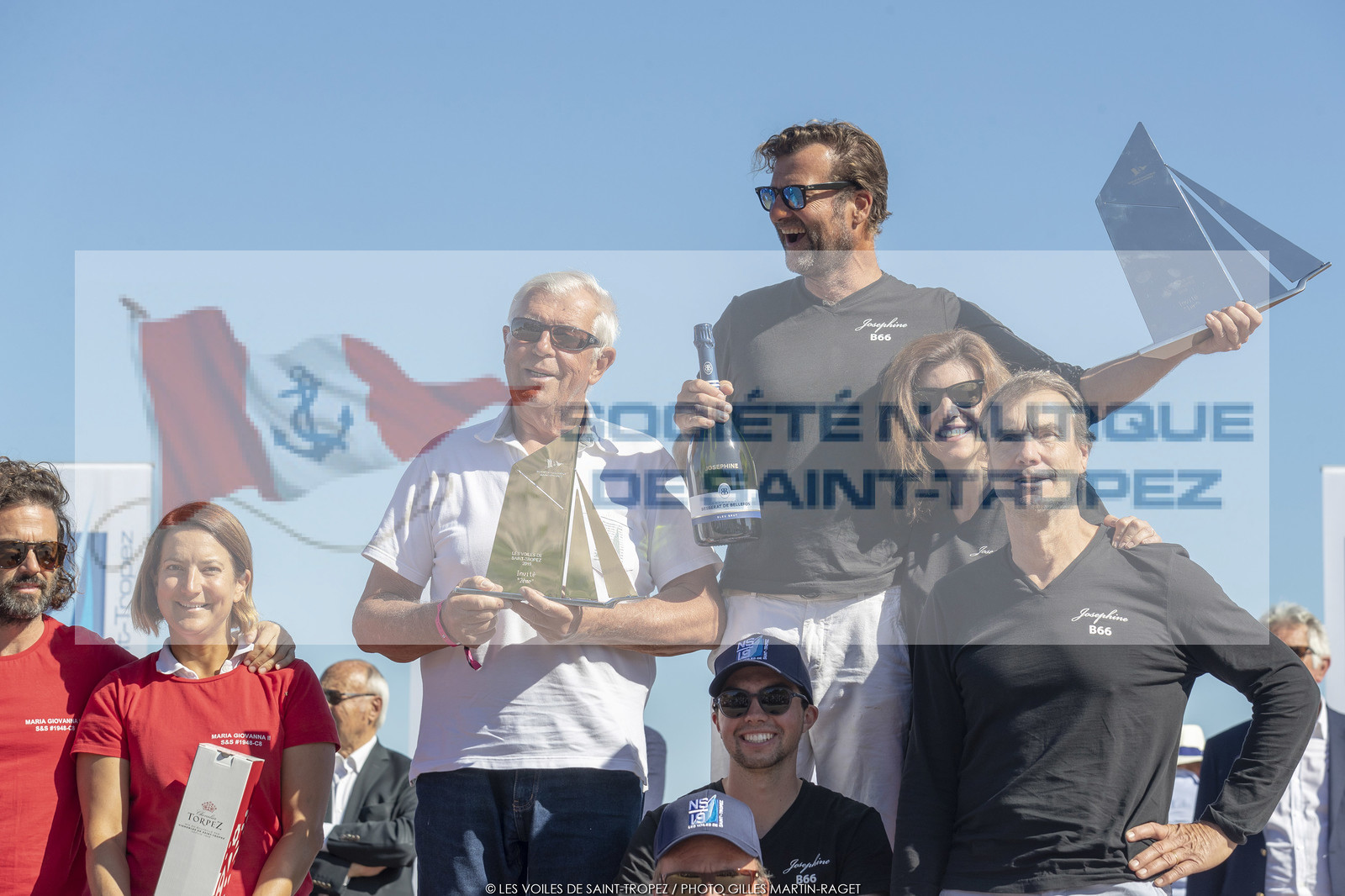 06 10 2019, Saint-Tropez (FRA,83), Les Voiles de Saint-Tropez 2019, day 7, prizegiving 06 10 2019, Saint-Tropez (FRA,83), Les Voiles de Saint-Tropez 2019, day 7, prizegiving