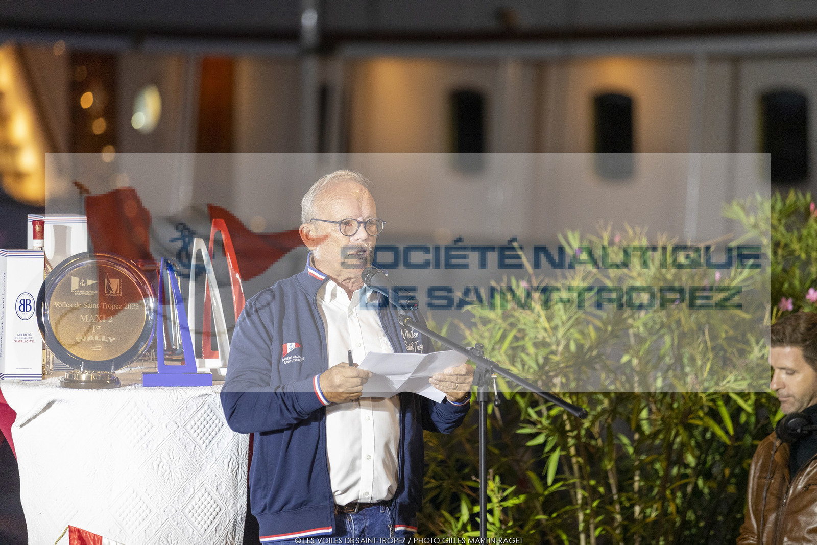02 10 2022, Saint-Tropez (FRA,83), Voiles de Saint-Tropez 2022,  prizegiving 02 10 2022, Saint-Tropez (FRA,83), Voiles de Saint-Tropez 2022,  prizegiving