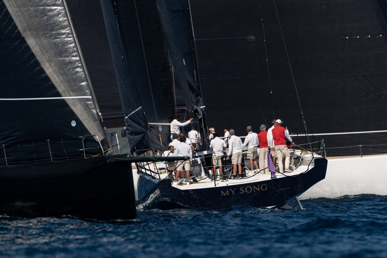 30 09 2023, Saint-Tropez (FRA,83), Les Voiles de Saint-Tropez 2023, Race day 1 for Maxi Yachts 30 09 2023, Saint-Tropez (FRA,83), Les Voiles de Saint-Tropez 2023, Race day 1 for Maxi Yachts
