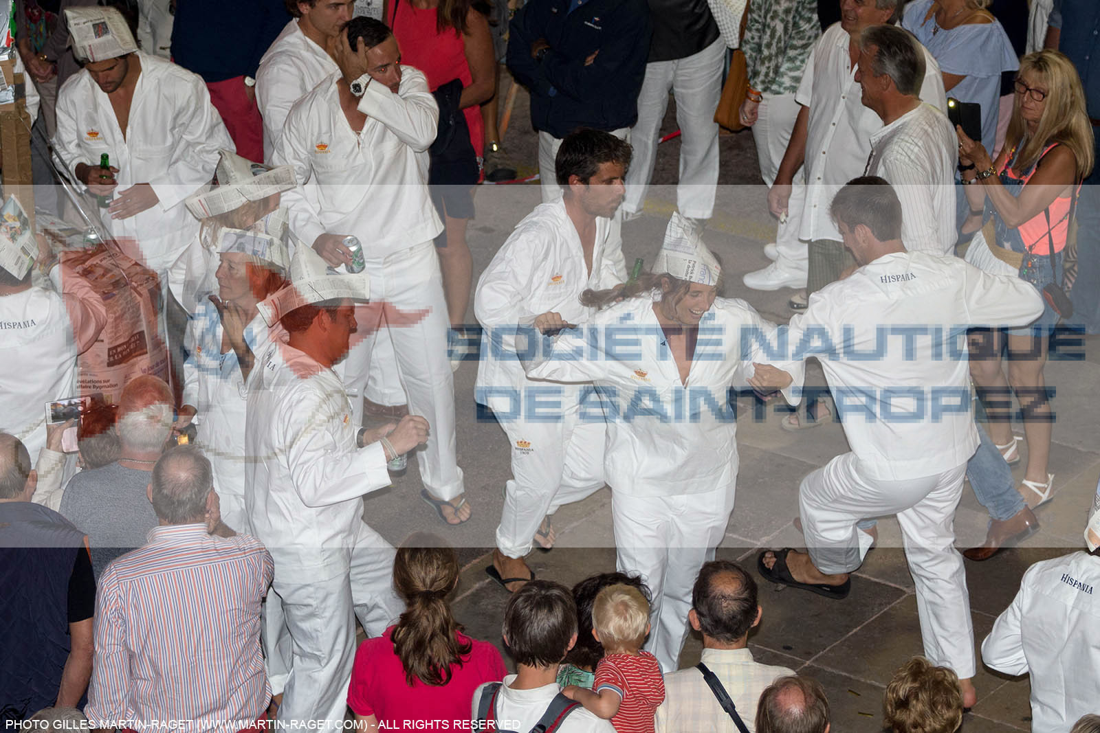 29 09 2016, Saint-Tropez (FRA,83), Voiles de Saint-Tropez 2016, Challenge Day, Crew parade 29 09 2016, Saint-Tropez (FRA,83), Voiles de Saint-Tropez 2016, Challenge Day, Crew parade