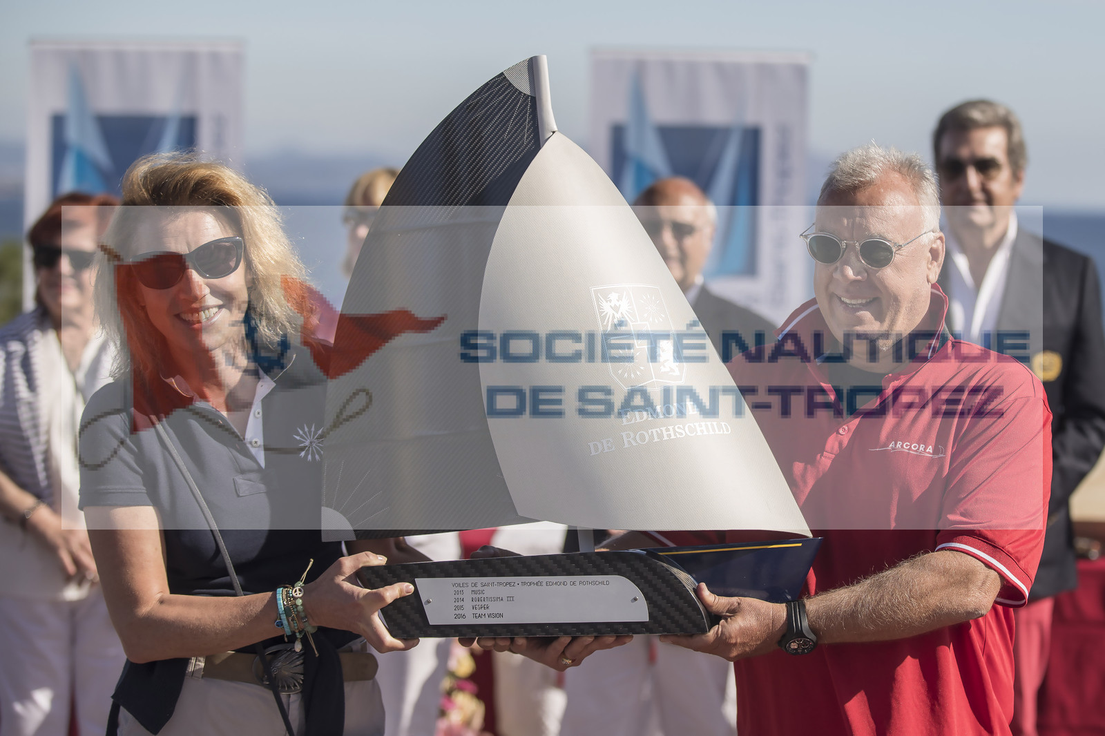 06 10 2017, Saint-Tropez (FRA,83), Les Voiles de Saint-Tropez 2017, jour , Remise des prix