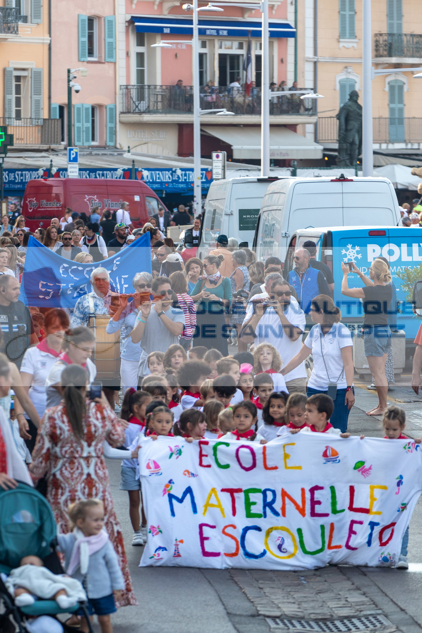 05 10 2023, Saint-Tropez (FRA,83), Les Voiles de Saint-Tropez 2023, Race Day 5, Défilé des minots de St Tropez 05 10 2023, Saint-Tropez (FRA,83), Les Voiles de Saint-Tropez 2023, Race Day 5, Défilé des minots de St Tropez