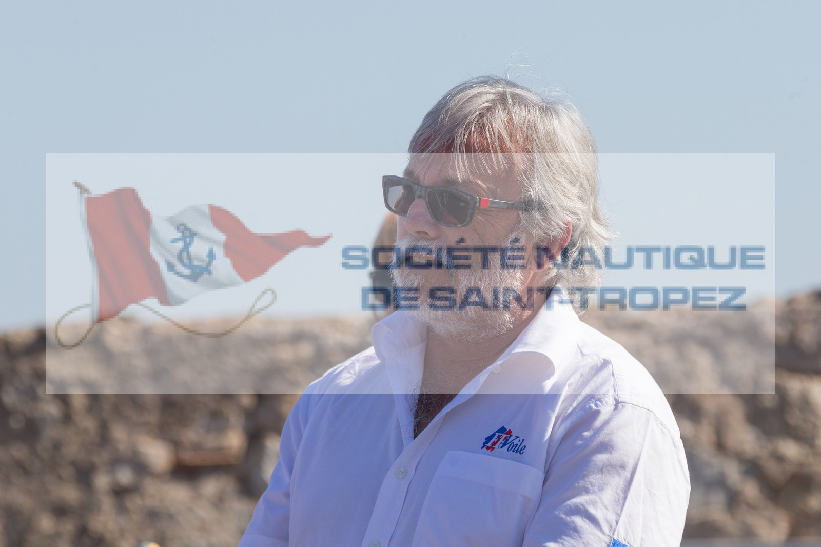 02 10 2016, Saint-Tropez (FRA,83), Voiles de Saint-Tropez 2016, Prizegiving, Goerges Kohrel (Principal Race Officer)