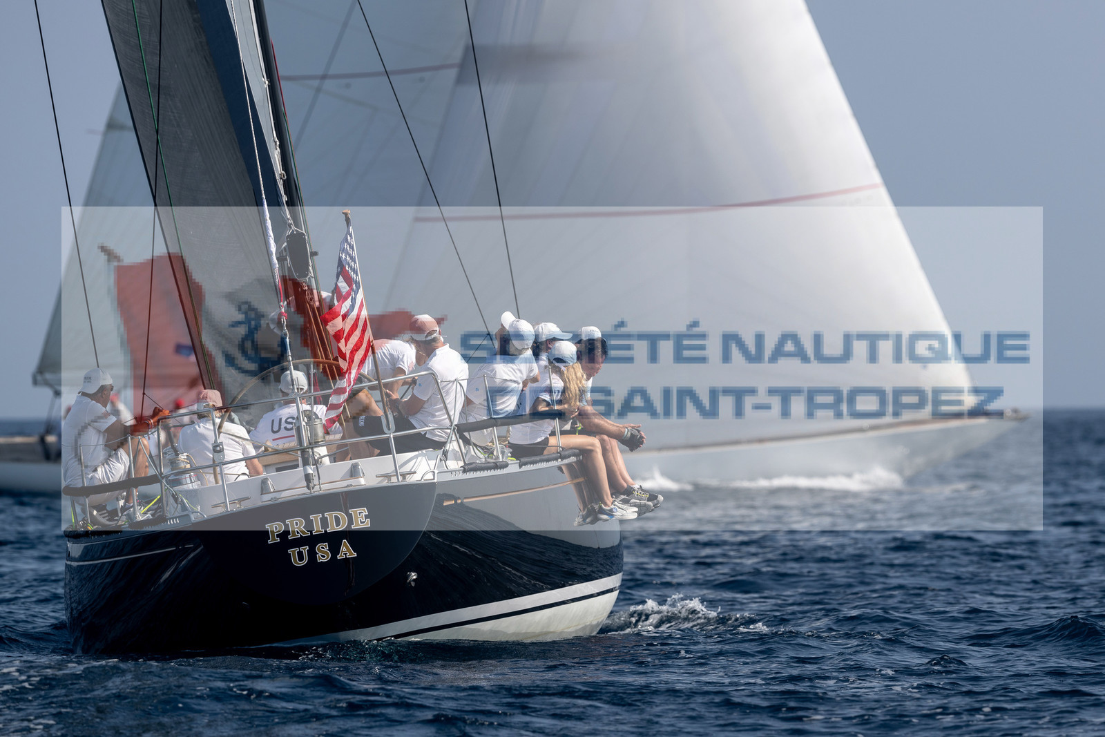 05 10 2023, Saint-Tropez (FRA,83), Les Voiles de Saint-Tropez 2023, Race Day 5, Défi Pride Vs Ikra