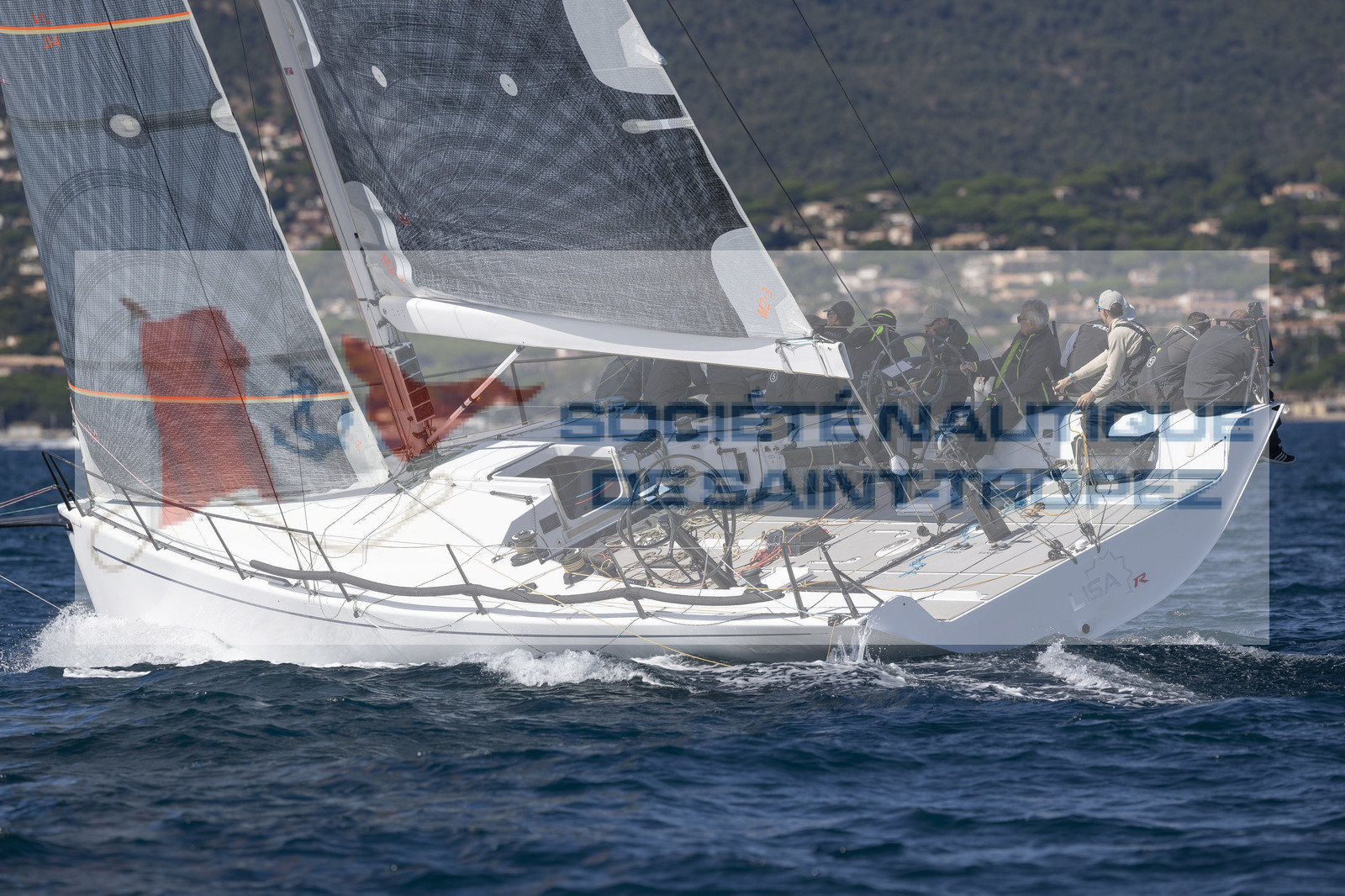 26 09 2020, Saint-Tropez (FRA,83), Les Voiles de Saint-Tropez 2020, Day 1, Training, Finish Yacht Club de France Cup Cannes - Saint-Tropez