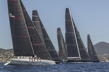 04 10 2022, Saint-Tropez (FRA,83), Voiles de Saint-Tropez 2022, Semaine 2 réservée aux maxis,  race 1