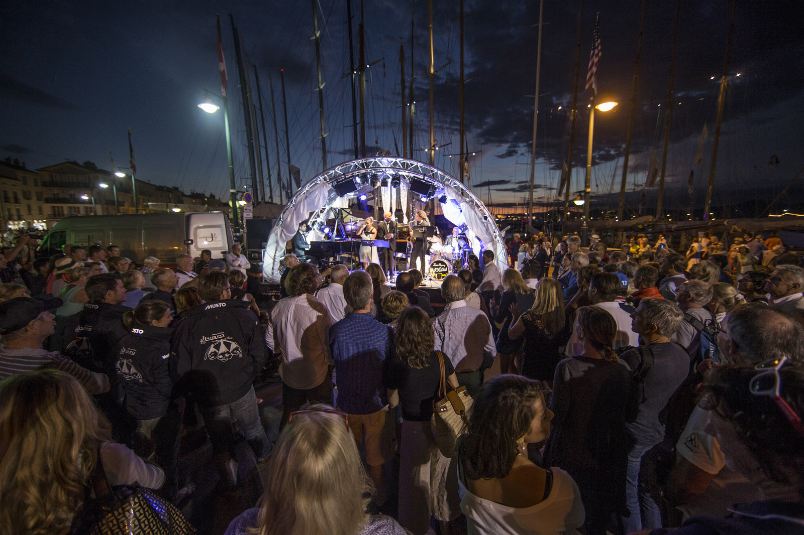 02 10 2014, Saint-Tropez (FRA,83), Voiles de Saint-Tropez 2014, Day 4, défilé des équipages   crew parade 02 10 2014, Saint-Tropez (FRA,83), Voiles de Saint-Tropez 2014, Day 4, défilé des équipages   crew parade