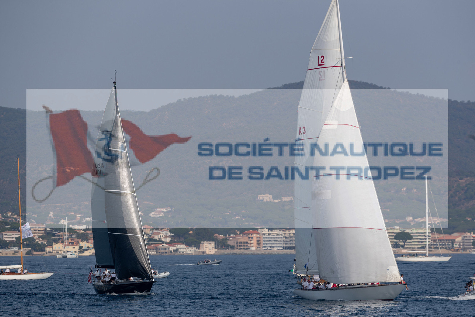 05 10 2023, Saint-Tropez (FRA,83), Les Voiles de Saint-Tropez 2023, Race Day 5, Défi Pride Vs Ikra