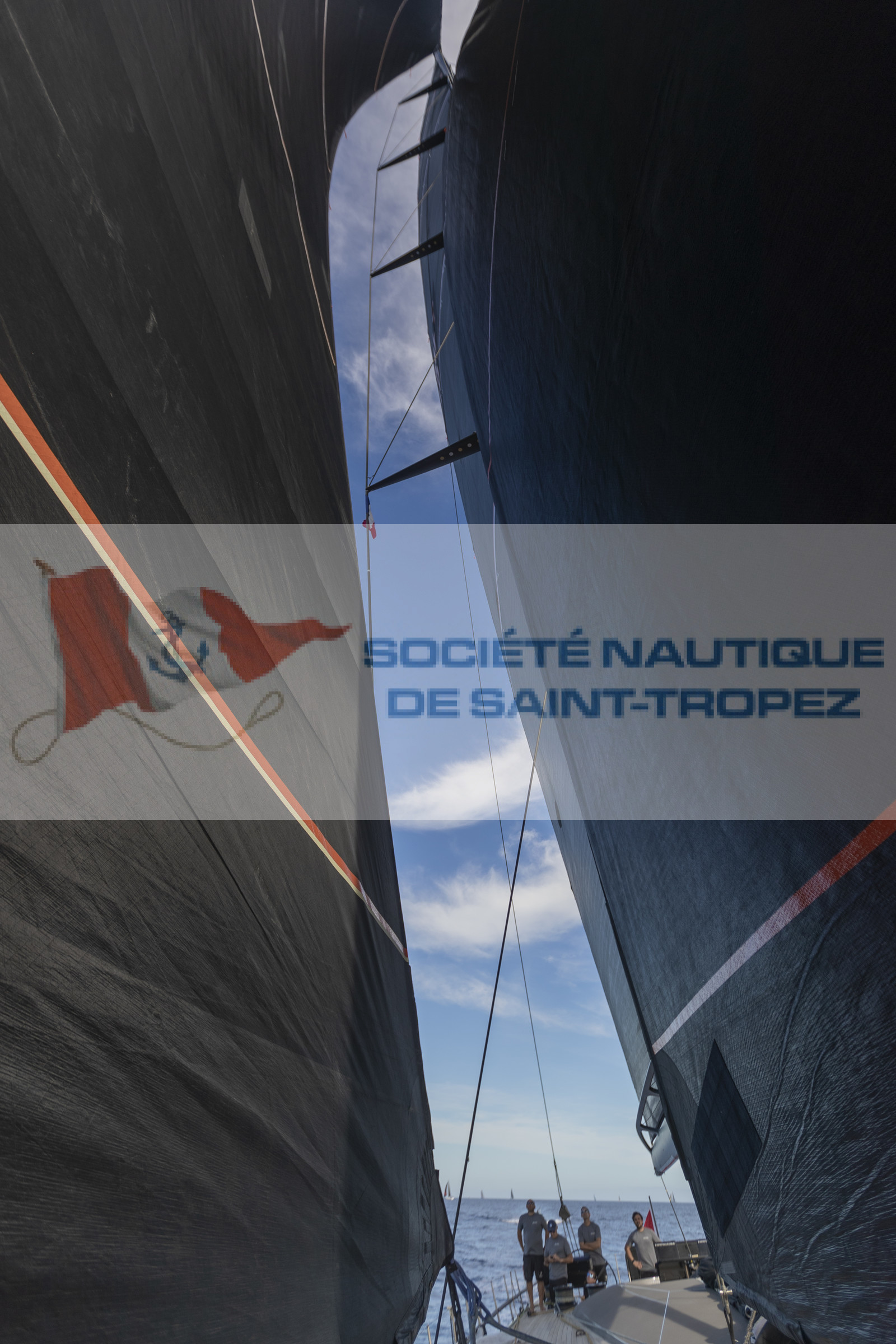 03 10 2022, Saint-Tropez (FRA,83), Voiles de Saint-Tropez 2022,  entraînement des maxis, A bord de Sipirit of Malouen X