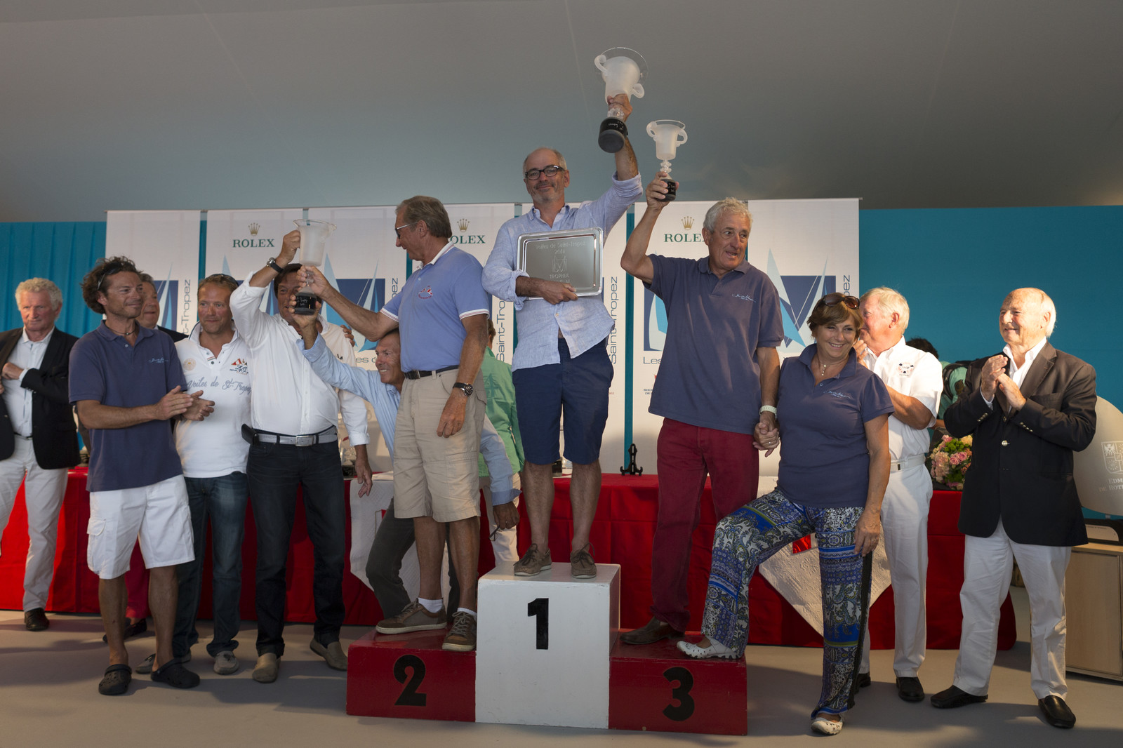 05 10 2014, Saint-Tropez (FRA,83), Voiles de Saint-Tropez 2014, Day 8, Prizegiving 05 10 2014, Saint-Tropez (FRA,83), Voiles de Saint-Tropez 2014, Day 8, Prizegiving