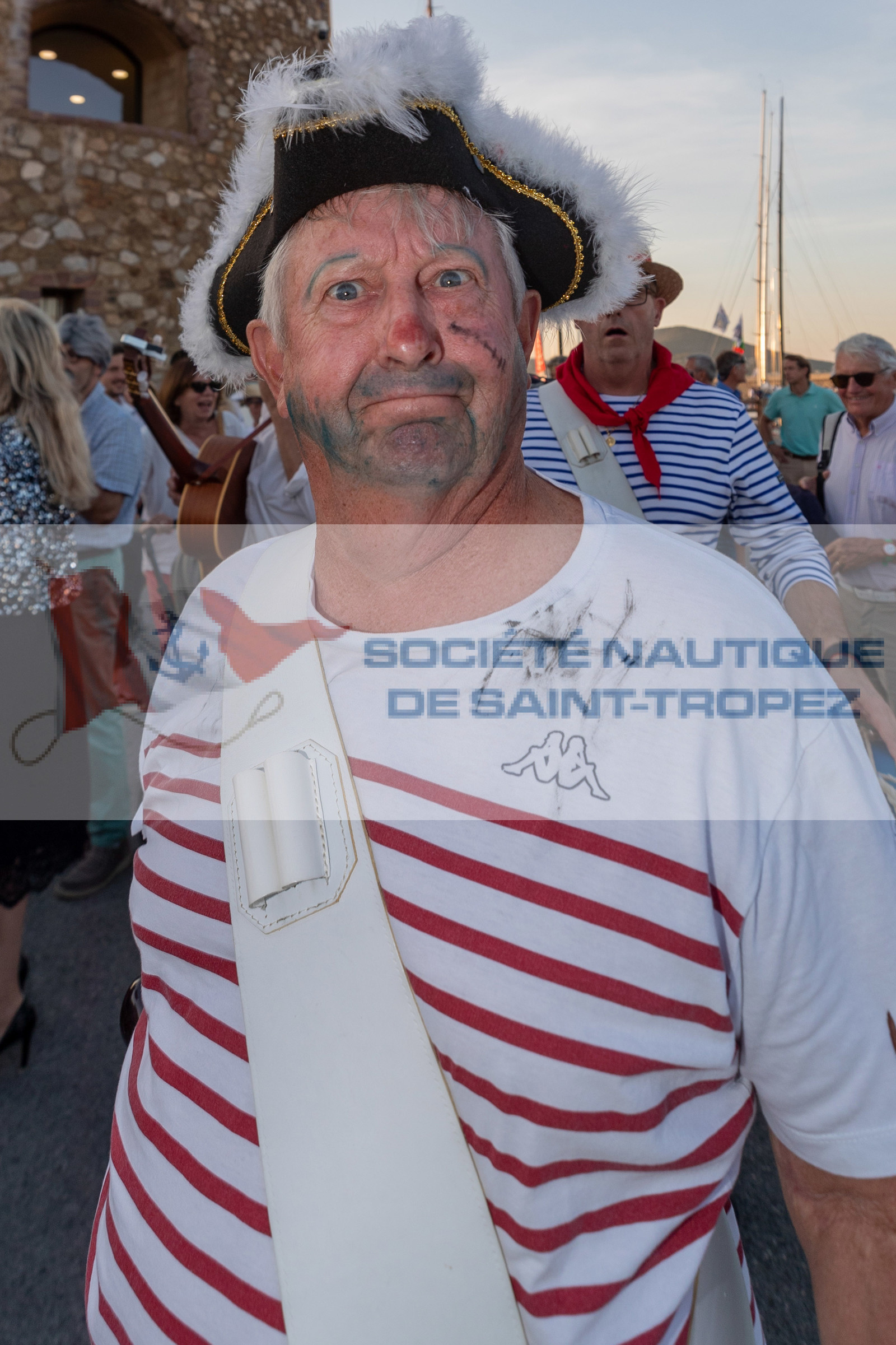 05 10 2023, Saint-Tropez (FRA,83), Les Voiles de Saint-Tropez 2023, RAce Day 5, Défilé des équipages 05 10 2023, Saint-Tropez (FRA,83), Les Voiles de Saint-Tropez 2023, RAce Day 5, Défilé des équipages