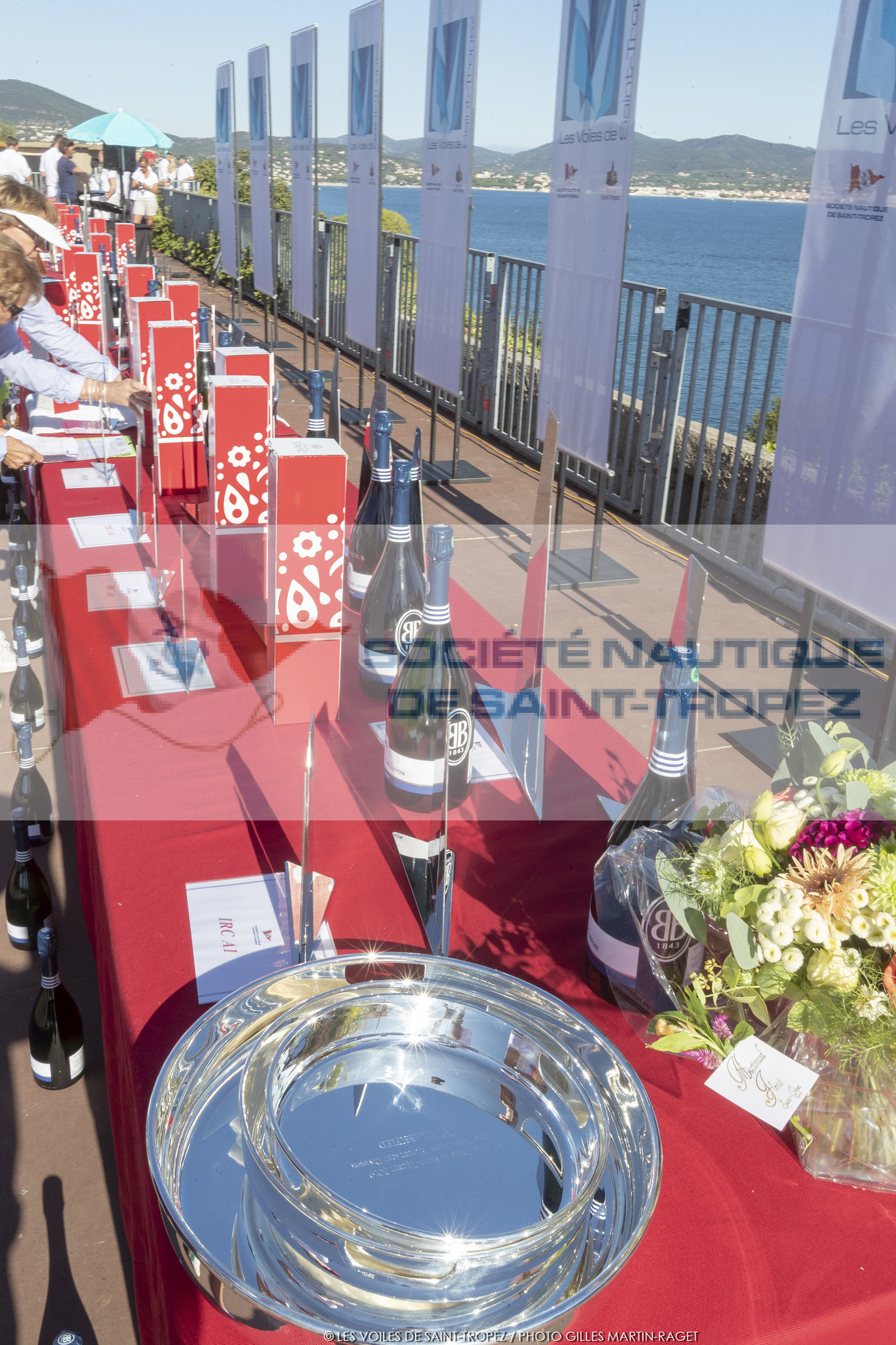 06 10 2019, Saint-Tropez (FRA,83), Les Voiles de Saint-Tropez 2019, day 7, prizegiving 06 10 2019, Saint-Tropez (FRA,83), Les Voiles de Saint-Tropez 2019, day 7, prizegiving