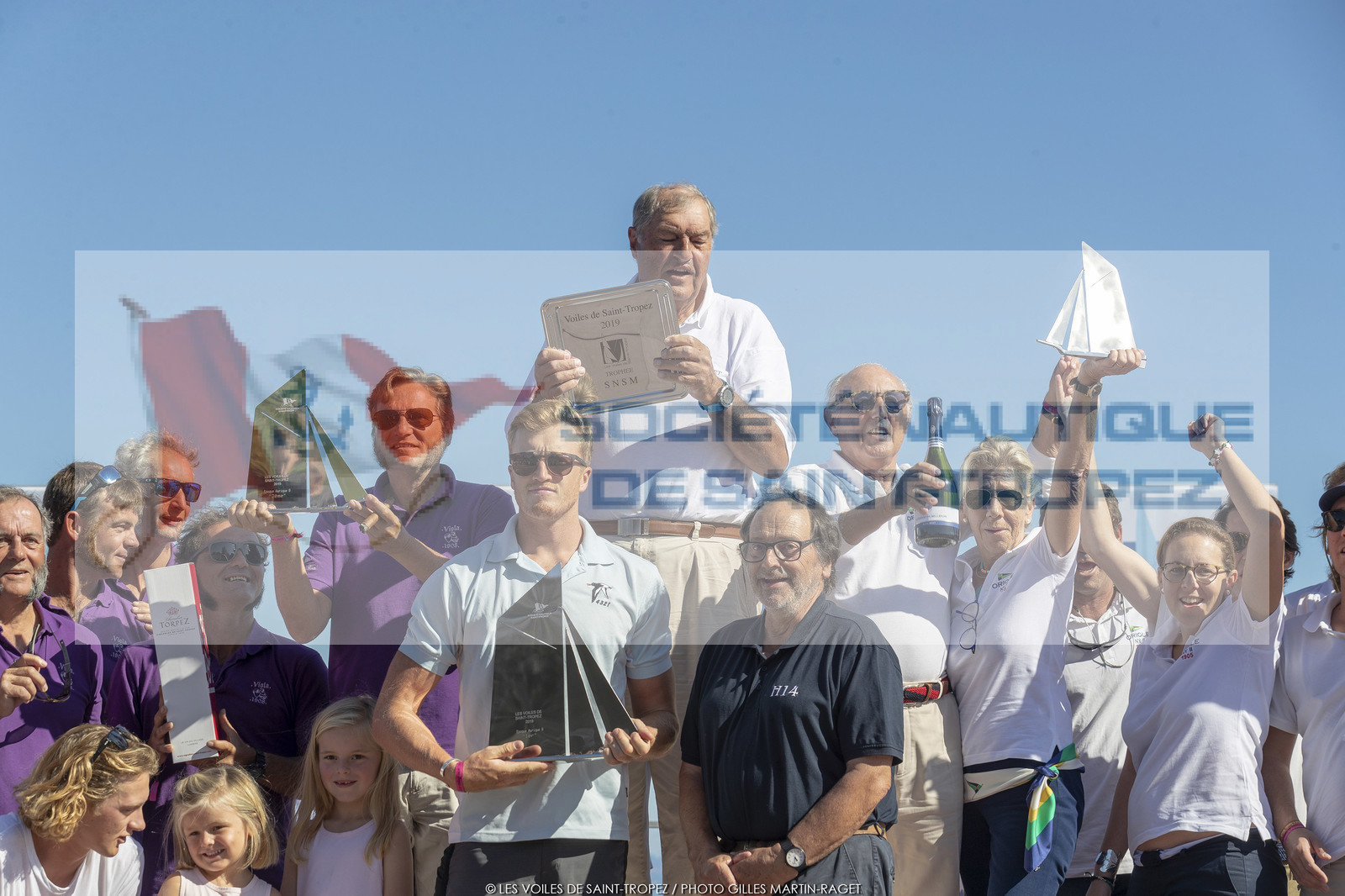 06 10 2019, Saint-Tropez (FRA,83), Les Voiles de Saint-Tropez 2019, day 7, prizegiving 06 10 2019, Saint-Tropez (FRA,83), Les Voiles de Saint-Tropez 2019, day 7, prizegiving