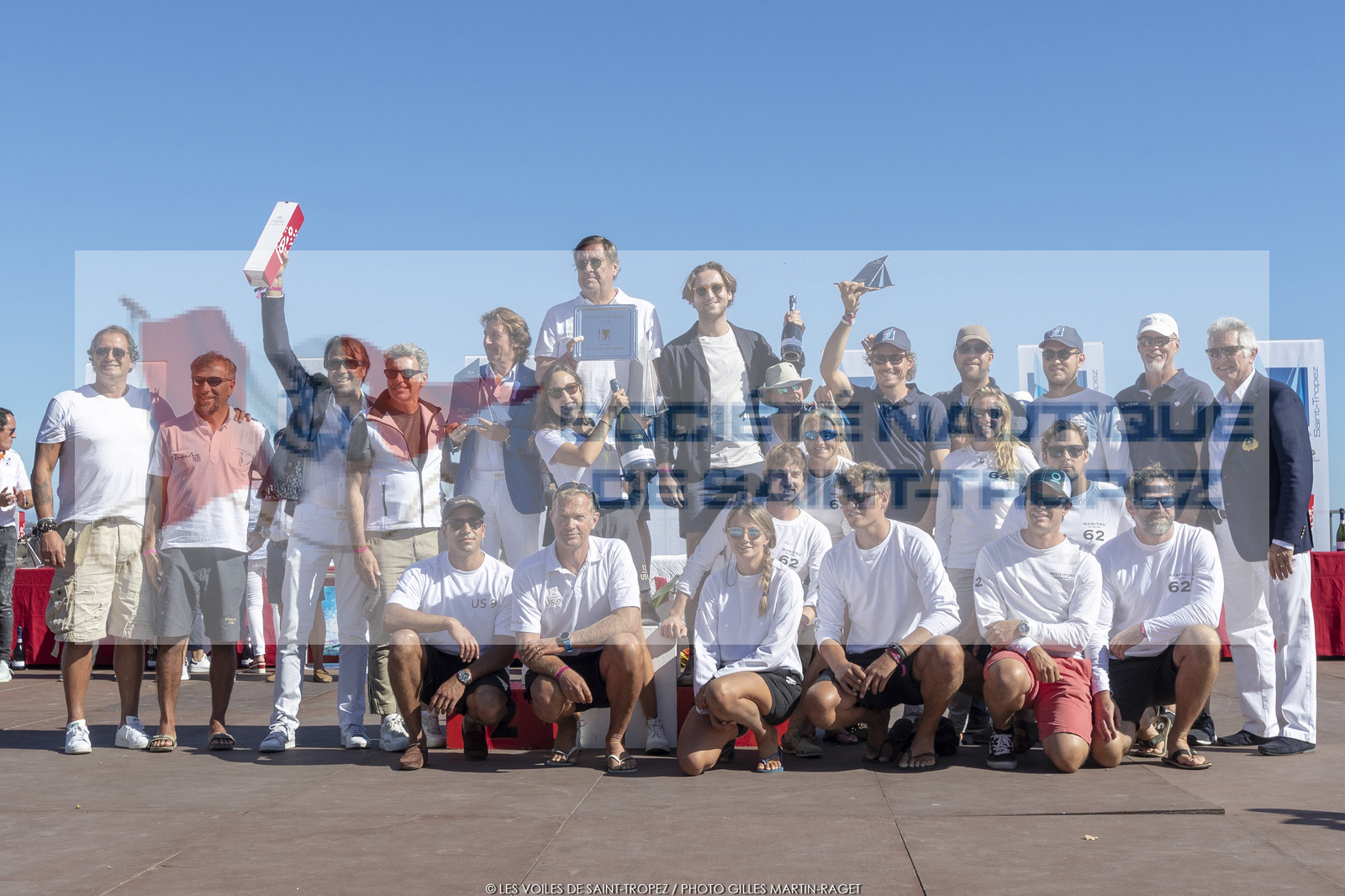 06 10 2019, Saint-Tropez (FRA,83), Les Voiles de Saint-Tropez 2019, day 7, prizegiving 06 10 2019, Saint-Tropez (FRA,83), Les Voiles de Saint-Tropez 2019, day 7, prizegiving