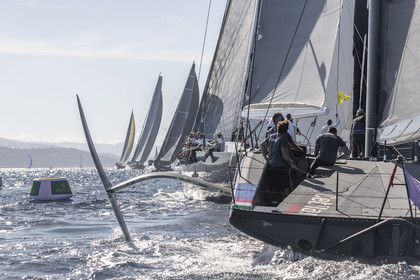 04 10 2022, Saint-Tropez (FRA,83), Voiles de Saint-Tropez 2022, Semaine 2 réservée aux maxis,  race 1