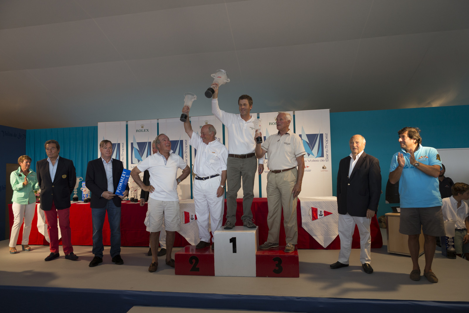 05 10 2014, Saint-Tropez (FRA,83), Voiles de Saint-Tropez 2014, Day 8, Prizegiving