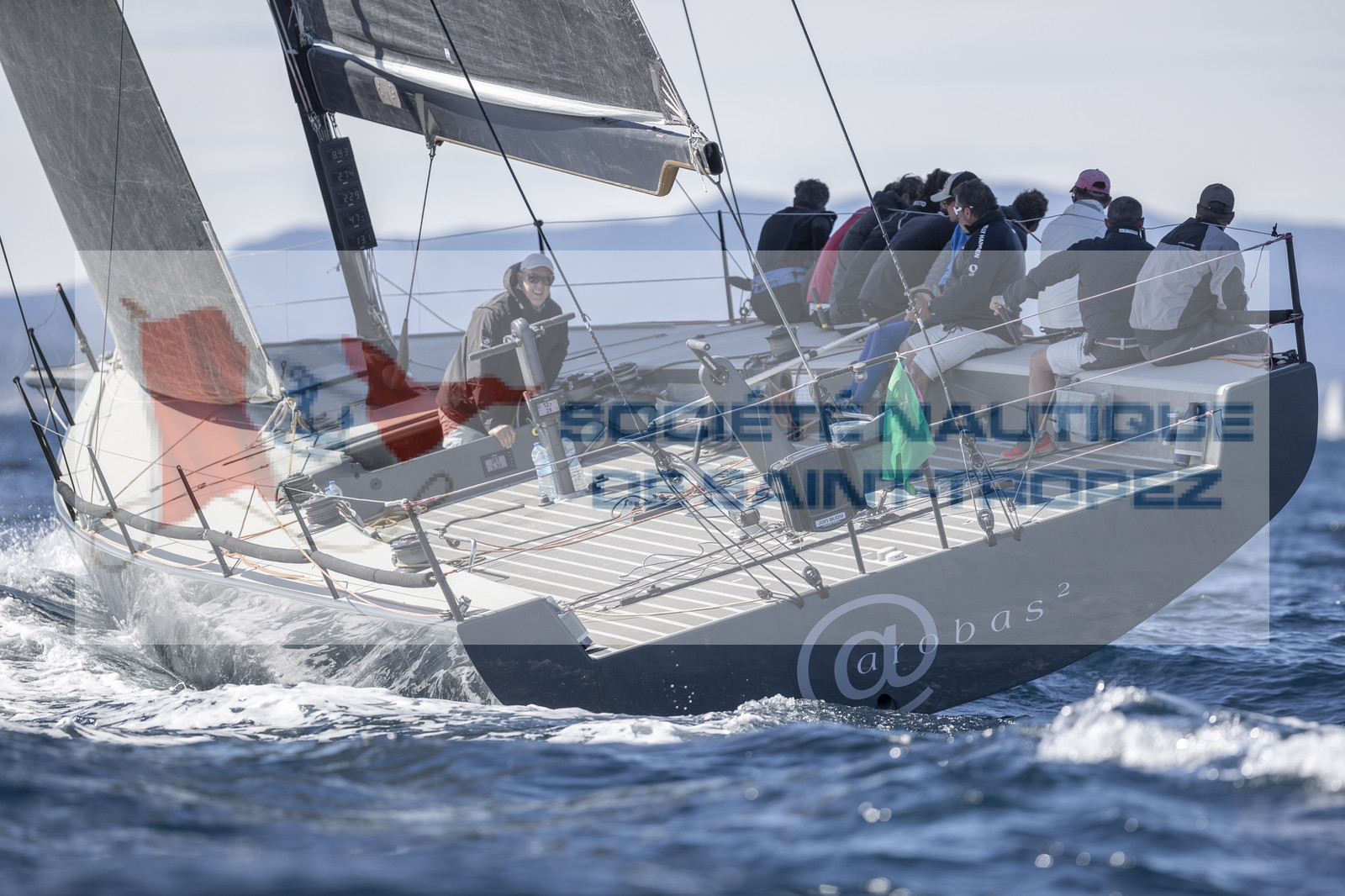 26 09 2020, Saint-Tropez (FRA,83), Les Voiles de Saint-Tropez 2020, Day 1, Training, Finish Yacht Club de France Cup Cannes - Saint-Tropez