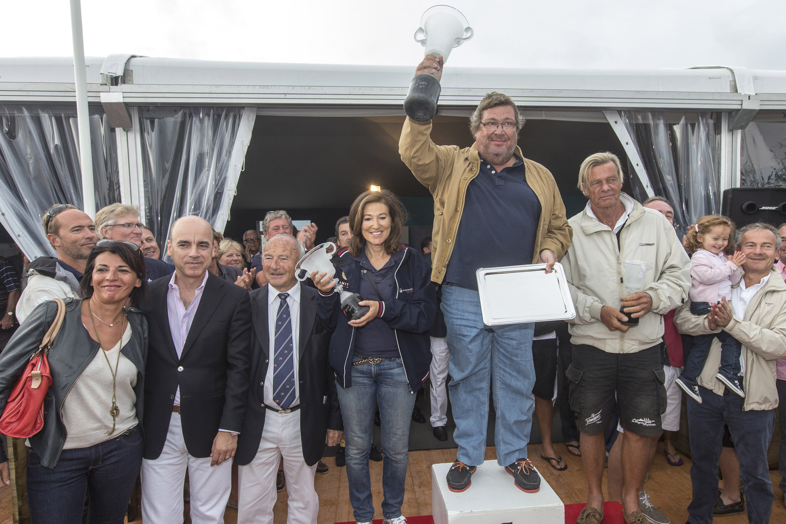 06 10 2013 - Saint-Tropez (FRA,83) - Voiles de Saint-Tropez 2013 - Prizegiving 06 10 2013 - Saint-Tropez (FRA,83) - Voiles de Saint-Tropez 2013 - Prizegiving