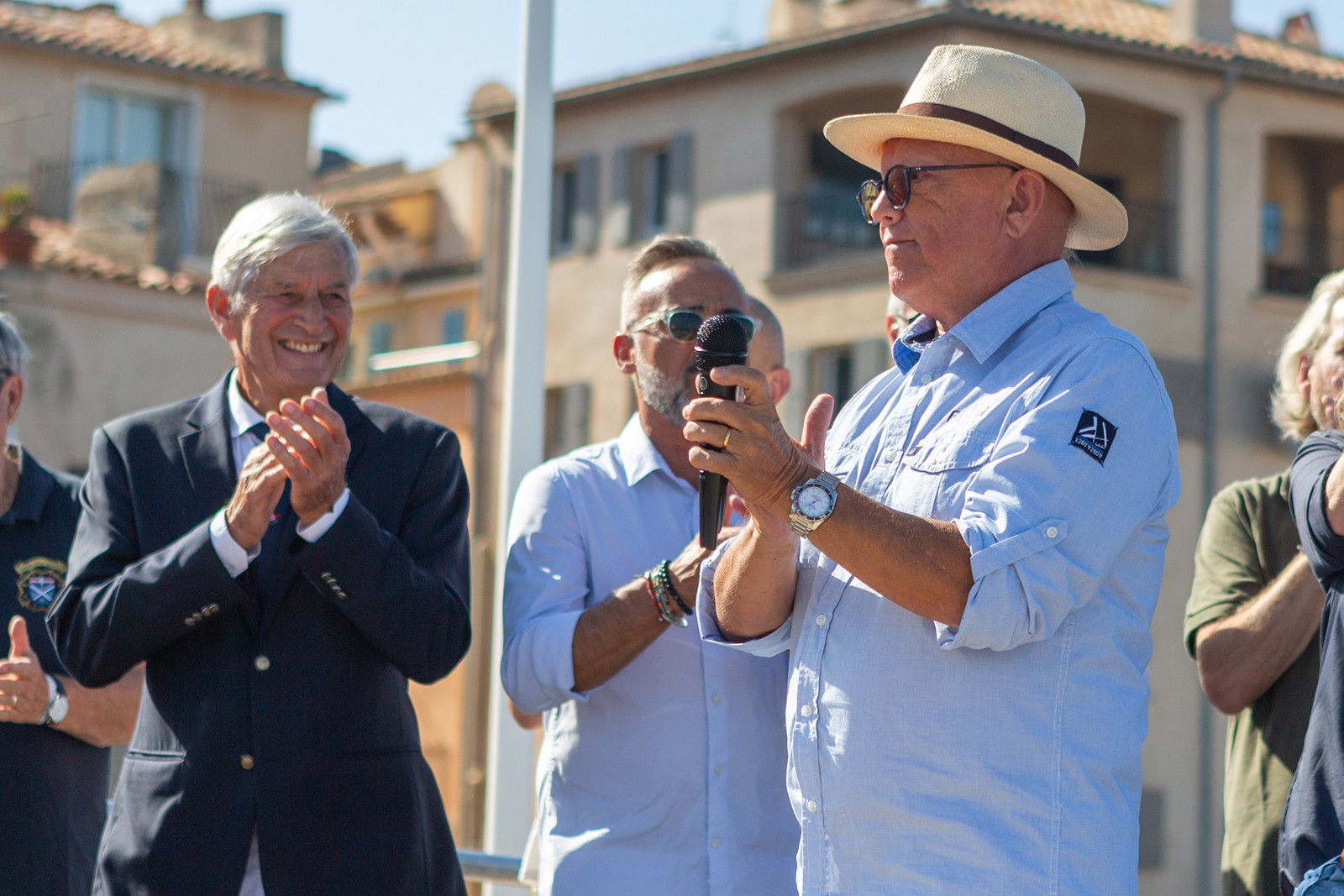 08 10 2023, Saint-Tropez (FRA,83), Les Voiles de Saint-Tropez 2023, Prizegiving classics and moderns