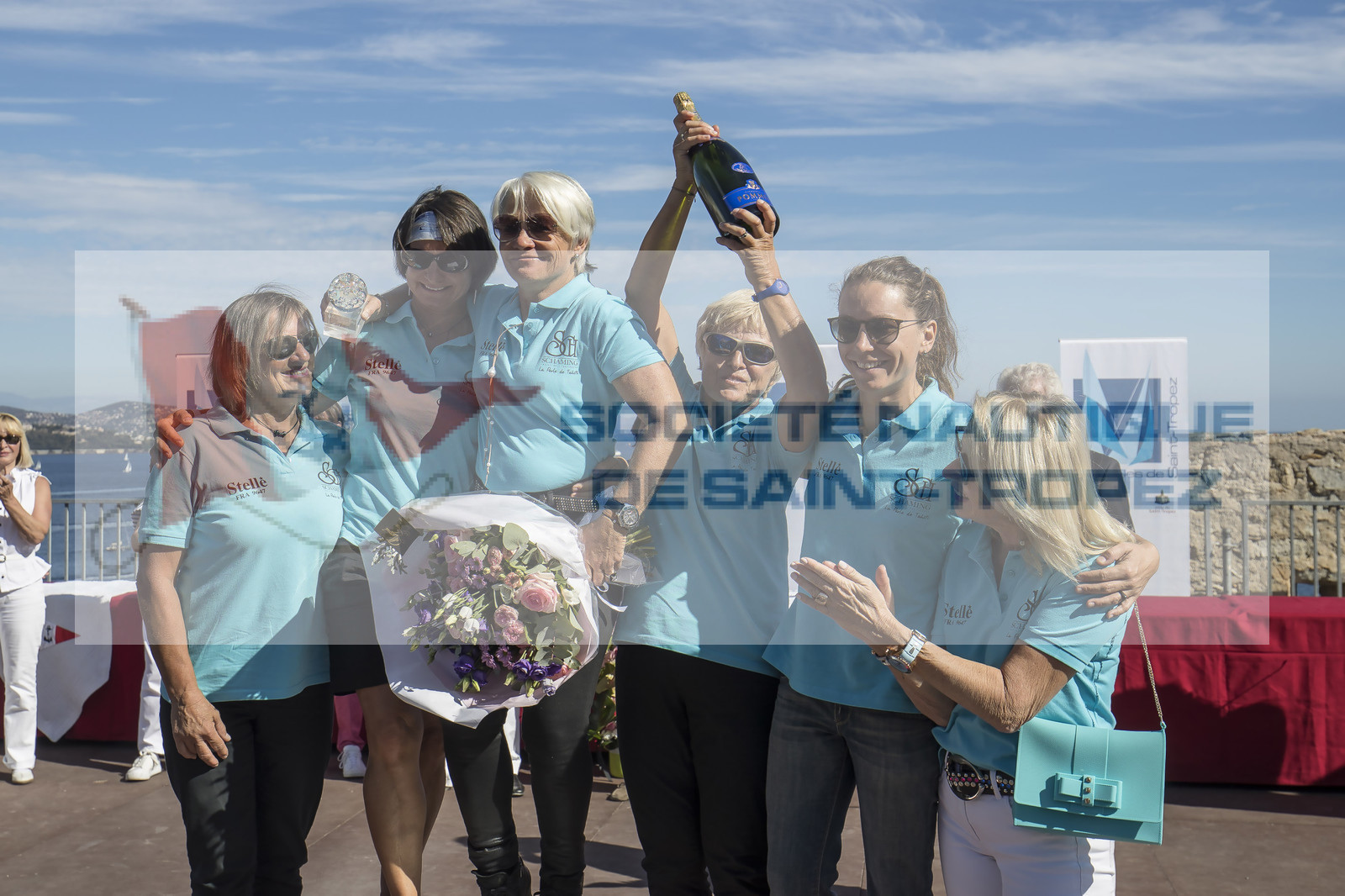 06 10 2017, Saint-Tropez (FRA,83), Les Voiles de Saint-Tropez 2017, jour , Remise des prix 06 10 2017, Saint-Tropez (FRA,83), Les Voiles de Saint-Tropez 2017, jour , Remise des prix