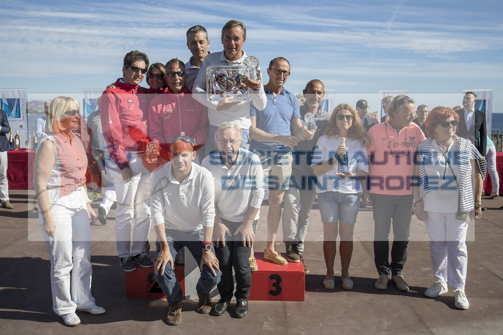06 10 2017, Saint-Tropez (FRA,83), Les Voiles de Saint-Tropez 2017, jour , Remise des prix