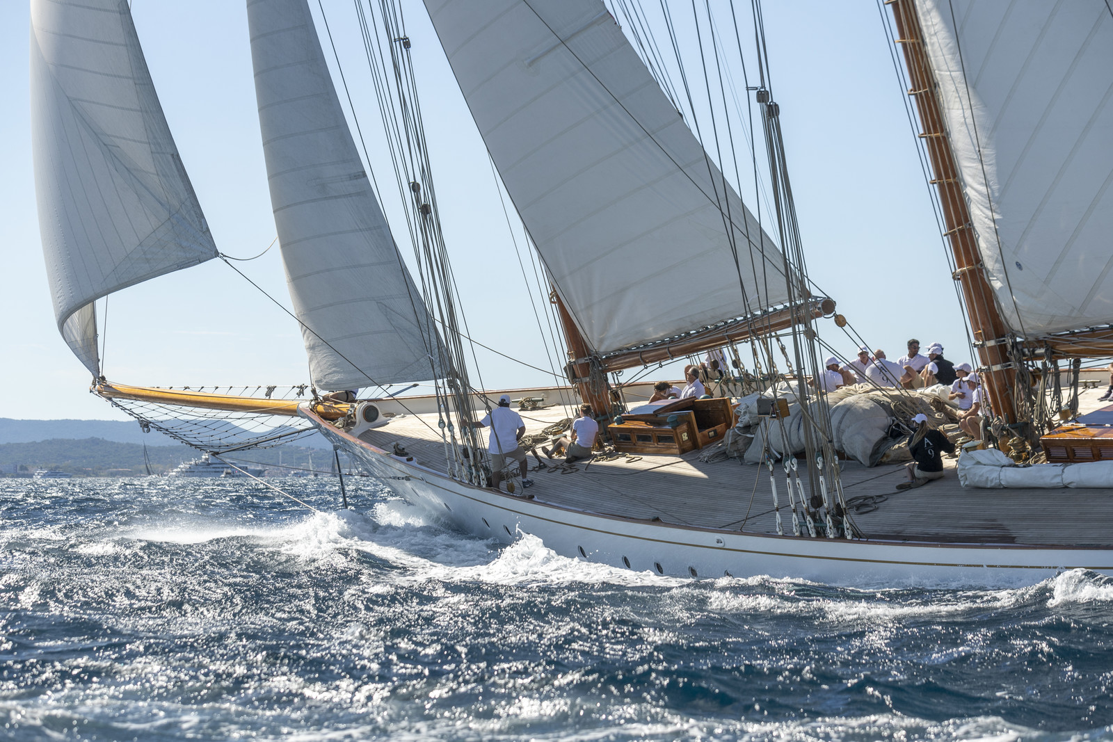 26 09 2022, Saint-Tropez (FRA,83), Voiles de Saint-Tropez 2022, Premier jour de course pour les IRC - ENtraînements pour les classiques 26 09 2022, Saint-Tropez (FRA,83), Voiles de Saint-Tropez 2022, Premier jour de course pour les IRC - ENtraînements pour les classiques
