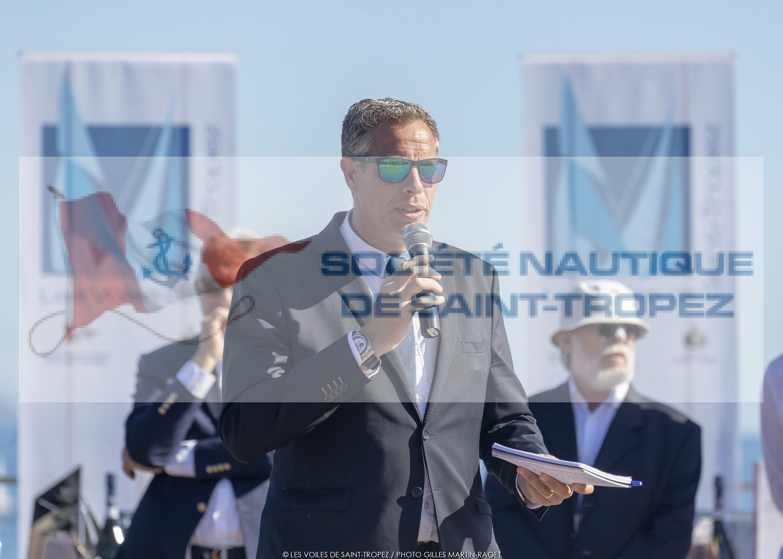 06 10 2019, Saint-Tropez (FRA,83), Les Voiles de Saint-Tropez 2019, day 7, prizegiving 06 10 2019, Saint-Tropez (FRA,83), Les Voiles de Saint-Tropez 2019, day 7, prizegiving