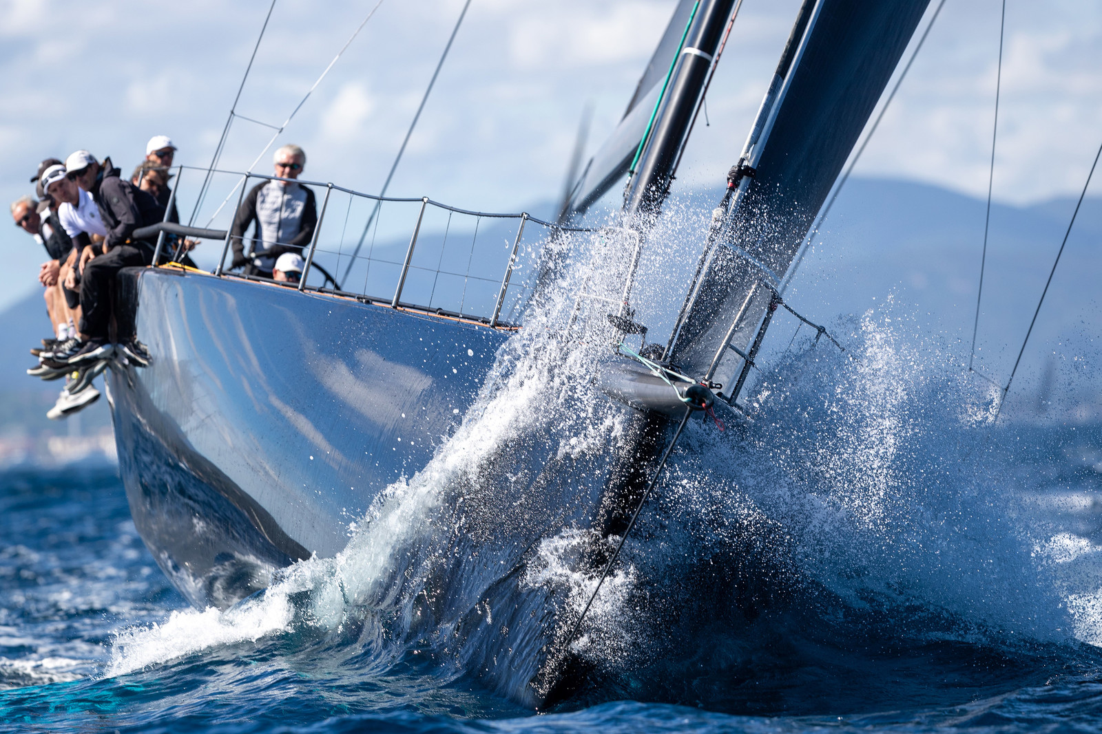 29 09 2024, Saint-Tropez (FRA), Les Voiles de Saint-Tropez 2024, Day 2, Trainings 29 09 2024, Saint-Tropez (FRA), Les Voiles de Saint-Tropez 2024, Day 2, Trainings