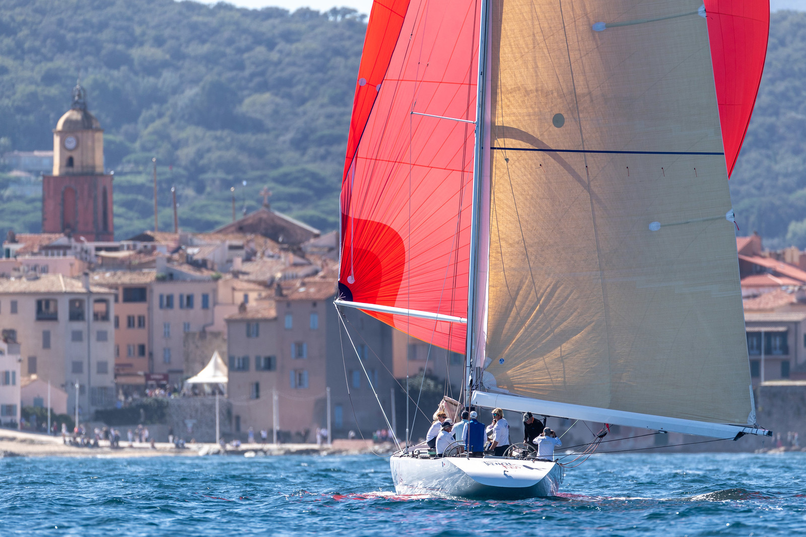 29 09 2024, Saint-Tropez (FRA), Les Voiles de Saint-Tropez 2024, Day 2, Trainings