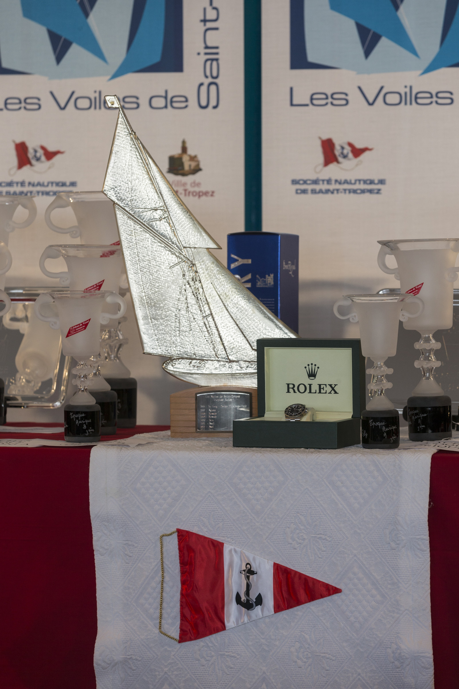 05 10 2014, Saint-Tropez (FRA,83), Voiles de Saint-Tropez 2014, Day 8, Prizegiving 05 10 2014, Saint-Tropez (FRA,83), Voiles de Saint-Tropez 2014, Day 8, Prizegiving